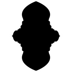 Islamic Label Emblem Shape Glyph Pictogram symbol visual illustration