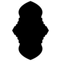 Islamic Label Emblem Shape Glyph Pictogram symbol visual illustration