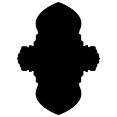 Islamic Label Emblem Shape Glyph Pictogram symbol visual illustration