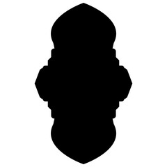 Islamic Label Emblem Shape Glyph Pictogram symbol visual illustration