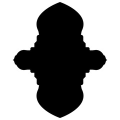 Islamic Label Emblem Shape Glyph Pictogram symbol visual illustration