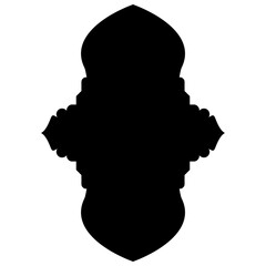 Islamic Label Emblem Shape Glyph Pictogram symbol visual illustration
