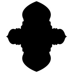 Islamic Label Emblem Shape Glyph Pictogram symbol visual illustration