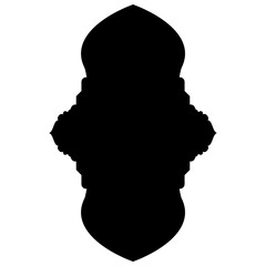 Islamic Label Emblem Shape Glyph Pictogram symbol visual illustration