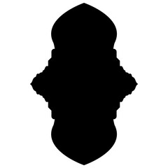 Islamic Label Emblem Shape Glyph Pictogram symbol visual illustration