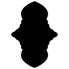 Islamic Label Emblem Shape Glyph Pictogram symbol visual illustration