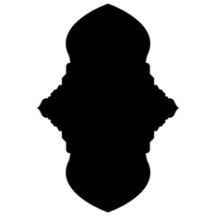 Islamic Label Emblem Shape Glyph Pictogram symbol visual illustration