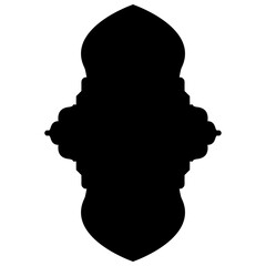 Islamic Label Emblem Shape Glyph Pictogram symbol visual illustration
