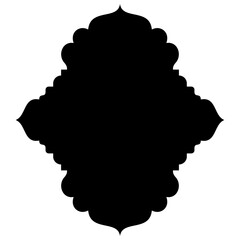 Islamic Label Emblem Shape Glyph Pictogram symbol visual illustration