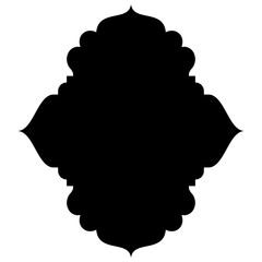 Islamic Label Emblem Shape Glyph Pictogram symbol visual illustration