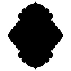 Islamic Label Emblem Shape Glyph Pictogram symbol visual illustration
