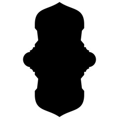 Islamic Label Emblem Shape Glyph Pictogram symbol visual illustration