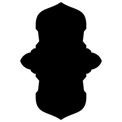 Islamic Label Emblem Shape Glyph Pictogram symbol visual illustration