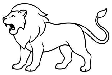 illustration of a lion