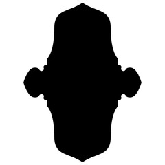 Islamic Label Emblem Shape Glyph Pictogram symbol visual illustration