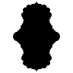 Islamic Label Emblem Shape Glyph Pictogram symbol visual illustration