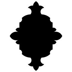 Islamic Label Emblem Shape Glyph Pictogram symbol visual illustration