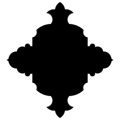 Islamic Label Emblem Shape Glyph Pictogram symbol visual illustration