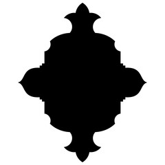 Islamic Label Emblem Shape Glyph Pictogram symbol visual illustration
