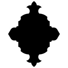 Islamic Label Emblem Shape Glyph Pictogram symbol visual illustration