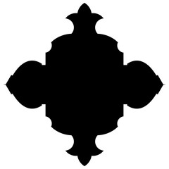 Islamic Label Emblem Shape Glyph Pictogram symbol visual illustration