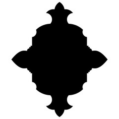Islamic Label Emblem Shape Glyph Pictogram symbol visual illustration