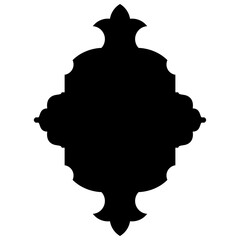 Islamic Label Emblem Shape Glyph Pictogram symbol visual illustration