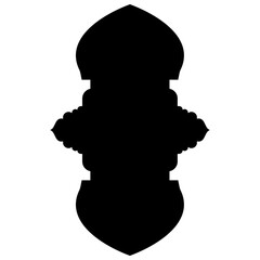 Islamic Label Emblem Shape Glyph Pictogram symbol visual illustration