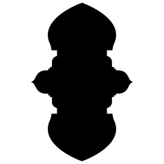 Islamic Label Emblem Shape Glyph Pictogram symbol visual illustration