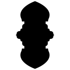 Islamic Label Emblem Shape Glyph Pictogram symbol visual illustration