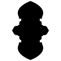 Islamic Label Emblem Shape Glyph Pictogram symbol visual illustration
