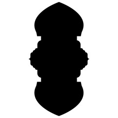 Islamic Label Emblem Shape Glyph Pictogram symbol visual illustration
