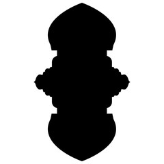 Islamic Label Emblem Shape Glyph Pictogram symbol visual illustration