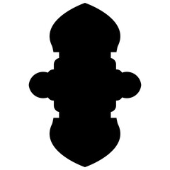 Islamic Label Emblem Shape Glyph Pictogram symbol visual illustration