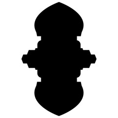 Islamic Label Emblem Shape Glyph Pictogram symbol visual illustration