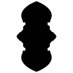 Islamic Label Emblem Shape Glyph Pictogram symbol visual illustration