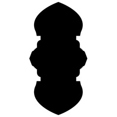 Islamic Label Emblem Shape Glyph Pictogram symbol visual illustration