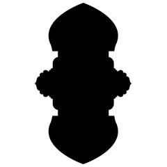 Islamic Label Emblem Shape Glyph Pictogram symbol visual illustration