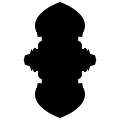 Islamic Label Emblem Shape Glyph Pictogram symbol visual illustration