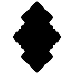 Islamic Label Emblem Shape Glyph Pictogram symbol visual illustration
