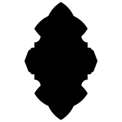 Islamic Label Emblem Shape Glyph Pictogram symbol visual illustration