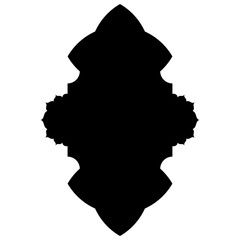 Islamic Label Emblem Shape Glyph Pictogram symbol visual illustration