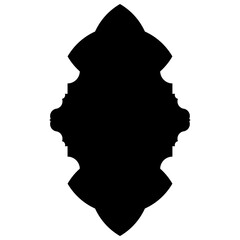 Islamic Label Emblem Shape Glyph Pictogram symbol visual illustration