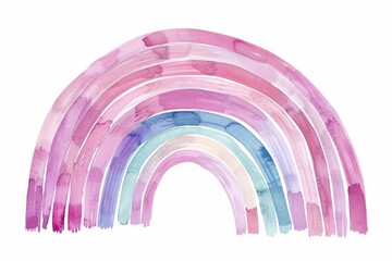 Obraz premium Individual pink rainbow architecture jacuzzi arched.