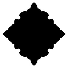 Islamic Label Emblem Shape Glyph Pictogram symbol visual illustration