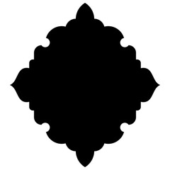 Islamic Label Emblem Shape Glyph Pictogram symbol visual illustration