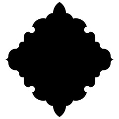 Islamic Label Emblem Shape Glyph Pictogram symbol visual illustration