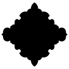 Islamic Label Emblem Shape Glyph Pictogram symbol visual illustration