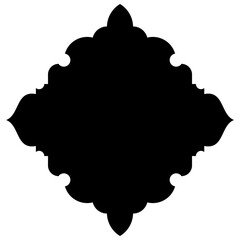 Islamic Label Emblem Shape Glyph Pictogram symbol visual illustration