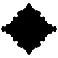 Islamic Label Emblem Shape Glyph Pictogram symbol visual illustration